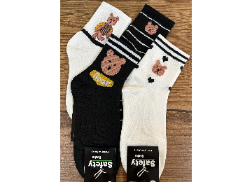 Kadın Kolej Ayıcıklı Çorap